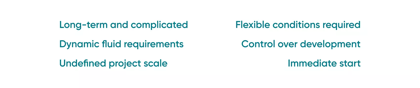 A time and Material contract offers a greater level of control and vision of a software development project. 
